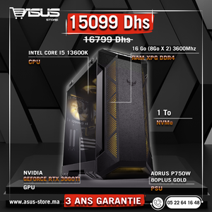WORKSTATION GAMER INTEL CORE I5-13600K-RTX 3060Ti