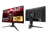 ASRock PHANTOM GAMING PG32QF2B 32″ VA PLAT 165Hz 2K