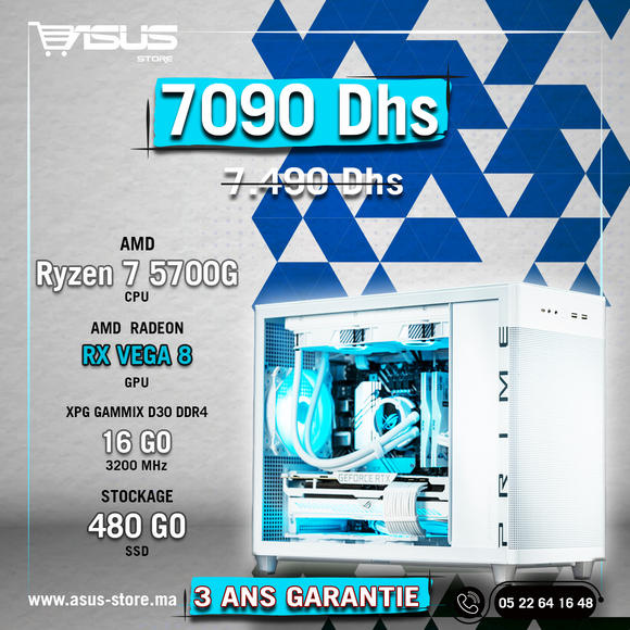 PC GAMER AMD RYZEN 7 5700G-VEGA 8