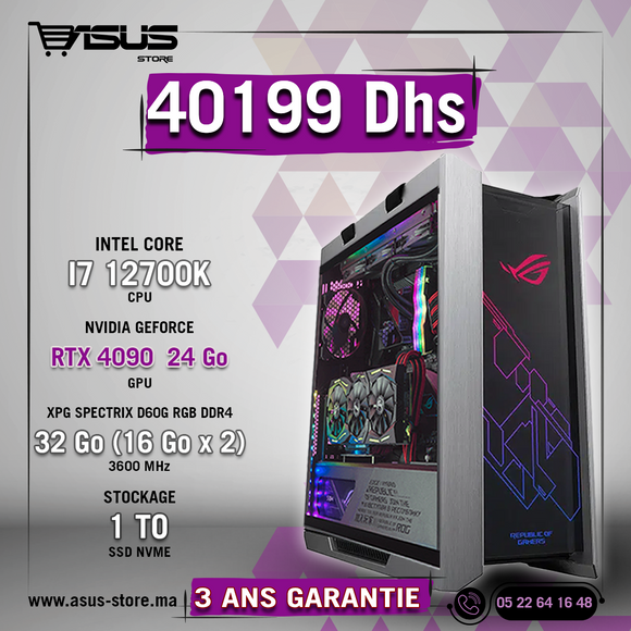 PC GAMER INTEL CORE I7-12700K-RTX 4090