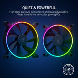 Razer Ventilateur pour PC Kunai 120MM aRGB LED PWM Performance Fan - 1 Fan Ref: RC21-01800100-R3M1