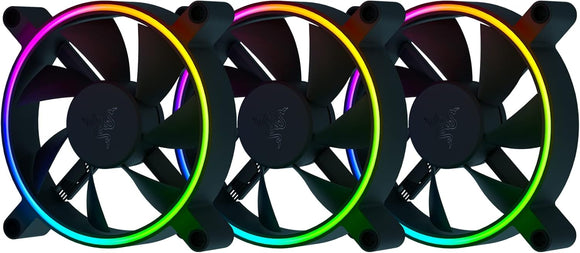 Razer Ventilateur pour PC Kunai 120MM aRGB LED PWM Performance Fan - 3 Fans Ref: RC21-01810100-R3M1