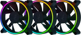 Razer Ventilateur pour PC Kunai 120MM aRGB LED PWM Performance Fan - 3 Fans Ref: RC21-01810100-R3M1