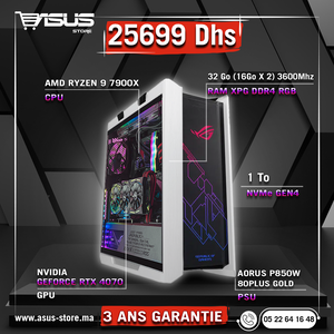 WORKSTATION GAMER AMD RYZEN 9 7900X - RTX 4070