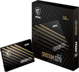 MSI SSD Interne SPATIUM S270 SATA 2.5” 240GB