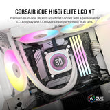 Corsair Refroidisseur Liquide iCue H150i Ref: CW-9060077-WW Blanc