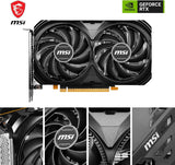 MSI Carte Graphique GeForce RTX 4060 VENTUS 2X 8G OC