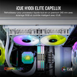 Corsair Refroidisseur Liquide CPU H100i ELT CAP Ref: CW-9060050-WW Blanc