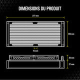 Corsair Refroidisseur Liquide CPU H100i ELT CAP Ref: CW-9060050-WW Blanc