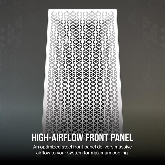 Corsair Boitier 3000D Airflow Mid-Tower Ref: CC-9011252-WW Blanc