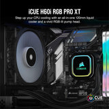 Corsair Refroidisseur Liquide CPU H60i RGB Ref: CW-9060049-WW Noir