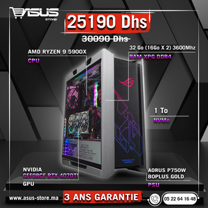 WORKSTATION GAMER AMD RYZEN 9 5900X-RTX 4070Ti