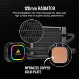 Corsair Refroidisseur Liquide CPU H60i RGB Ref: CW-9060049-WW Noir