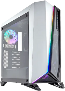 BOITIER PC GAMER CORSAIR CARBIDE SPEC-OMEGA RGB Blanc