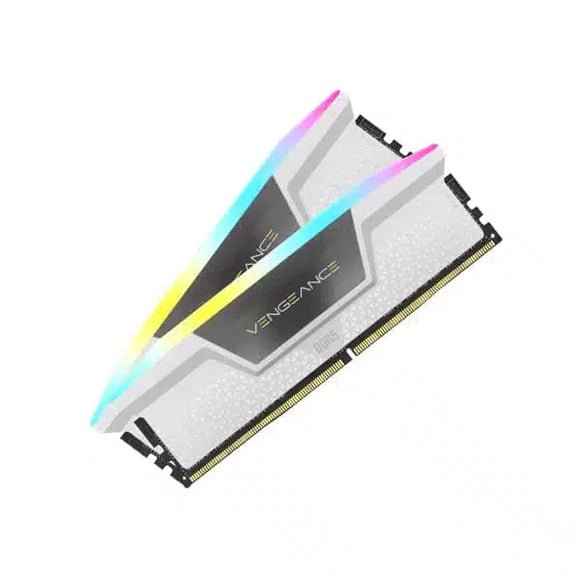 Corsair Vengeance RGB DDR5 32Go (2 x 16Go) 5200 MHz CL40 Blanc