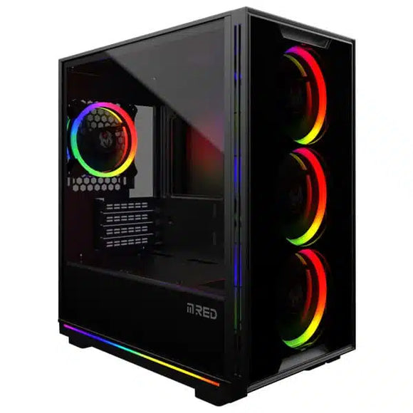 BOITIER PC GAMER M.RED MINI DESTROYER NOIR RGB