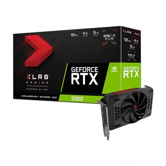 PNY GeForce RTX 3060 12GB XLR8 Gaming REVEL EPIC-X RGB Single Fan Edition