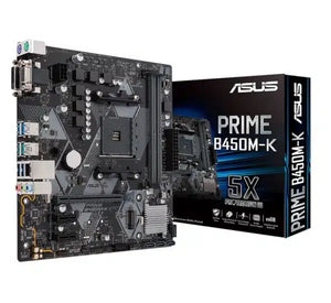 Asus Carte Mère AM4 Prime A320M-K M-ATX Noir