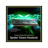 Addlink AddGame Spider X5 RGB 32GB (2x16GB) DDR5 6000MHZ CL38 Mémoire avec Heatsink | AG16GB60C38X5UBX2