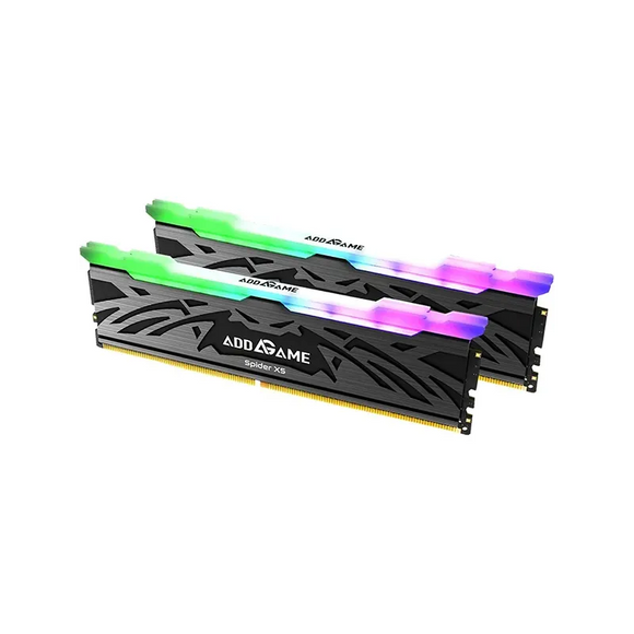 Addlink AddGame Spider X5 RGB 32GB (2x16GB) DDR5 6000MHZ CL38 Mémoire avec Heatsink | AG16GB60C38X5UBX2