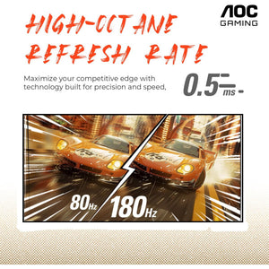 AOC C27G4H 27" 180Hz 0.5ms Curved
