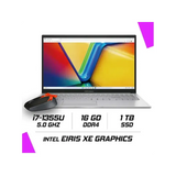 ASUS VIVOBOOK 15 X1504VA-BQ2959W Intel i7-1355U/16GB DDR4/1TB SSD/15.6"/Windows11 – Cool Silver
