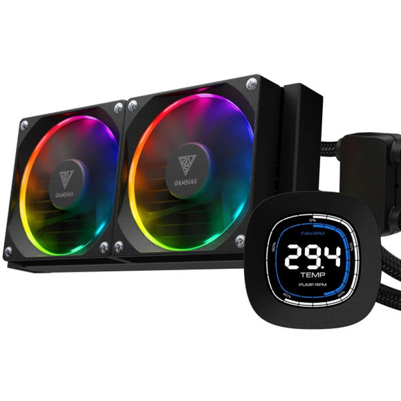 Gamdias Chione M4 240 ARGB LCD Black