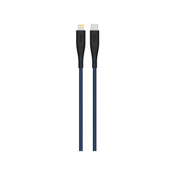 Goui Flex Câble Type-C vers Lightning de 2 mètres - Bleu foncé