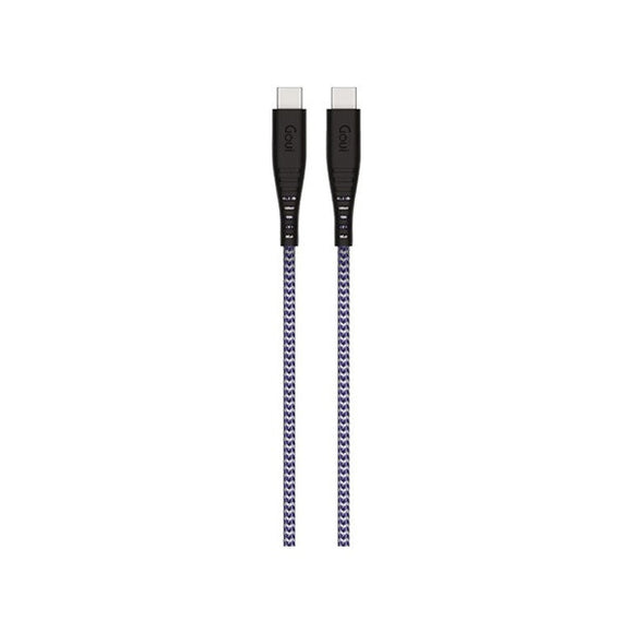 Goui Flex Câble Type-C vers Type-C 1,5 mètre - Bleu foncé