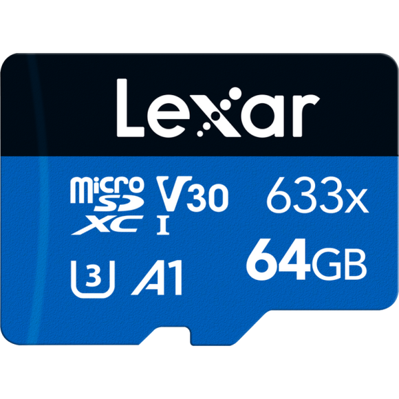 Lexar Haute Performance 64 Go 633x microSDXC UHS-I