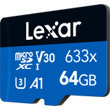 Lexar Haute Performance 64 Go 633x microSDXC UHS-I