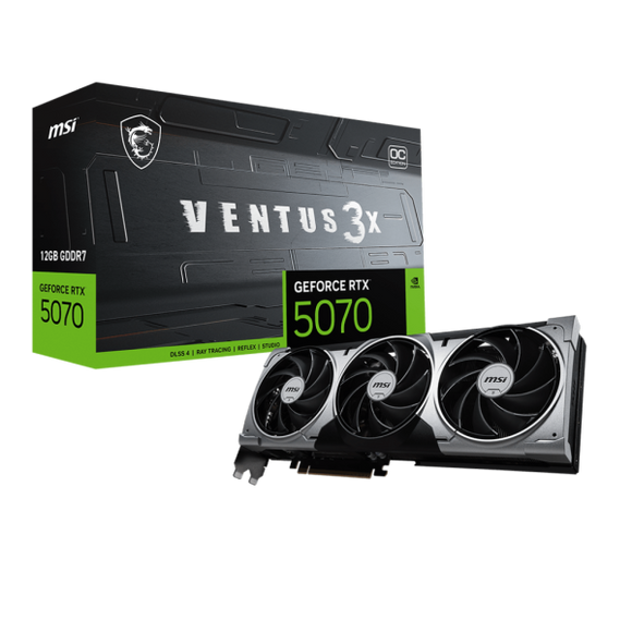 MSI GeForce RTX 5070 VENTUS 3X OC 12G