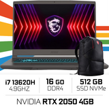 MSI THIN B13UCX-2657MA Intel i7-13620H/16GB DDR4/512GB SSD/RTX 2050 4GB/15.6″ 144Hz/Win11
