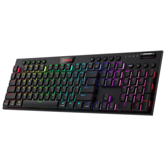 Redragon K618 PRO Wireless Low Profile Red Switches