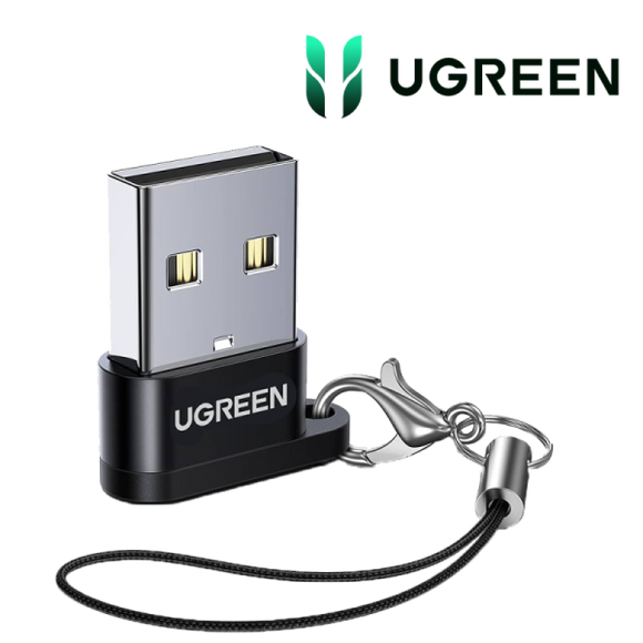 Ugreen Adaptateur USB-A Male 2.0 to USB-C Female NOIR