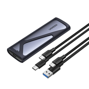 Ugreen Boitier disque dur externe Nvme/M2 SATA SSD