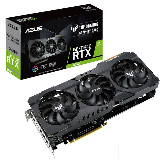 Graphic Card Carte Graphique ASUS TUF GeForce RTX 3060 O12G GAMING